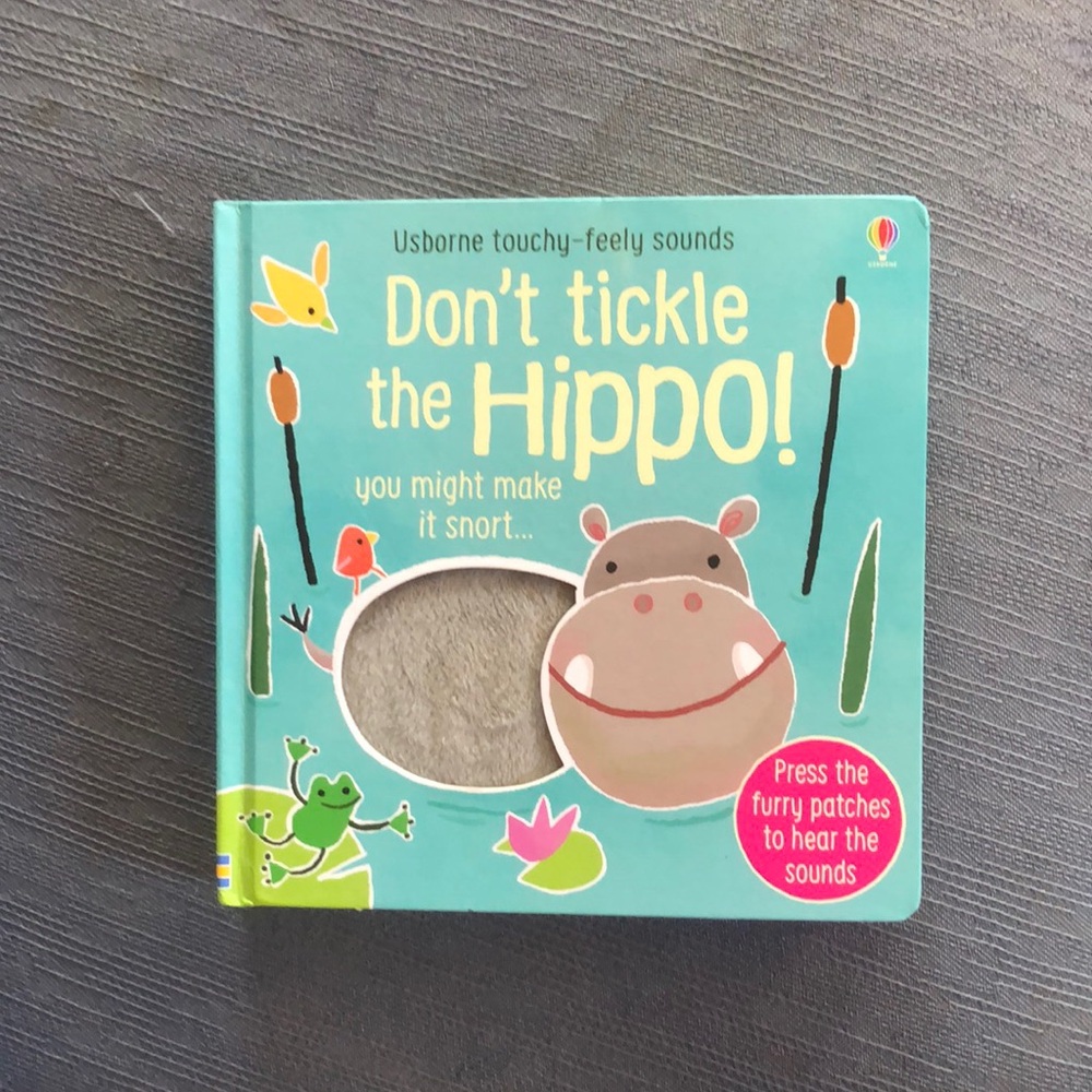 Don't tickle the hippo kids board book